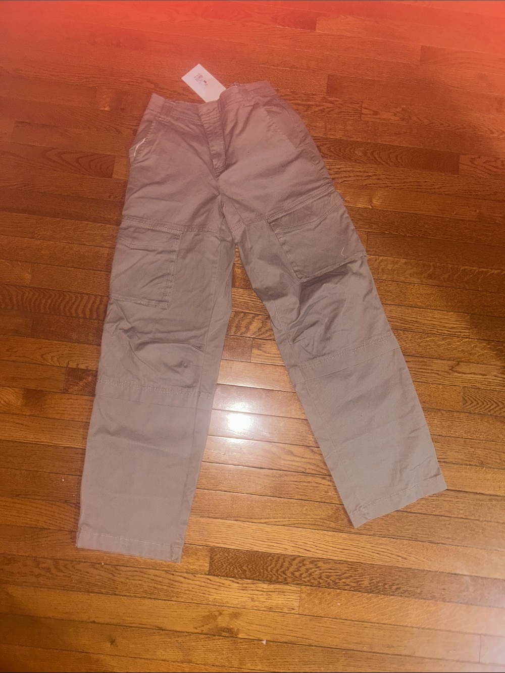 refuge Kids Cargo Pants in Light Khaki